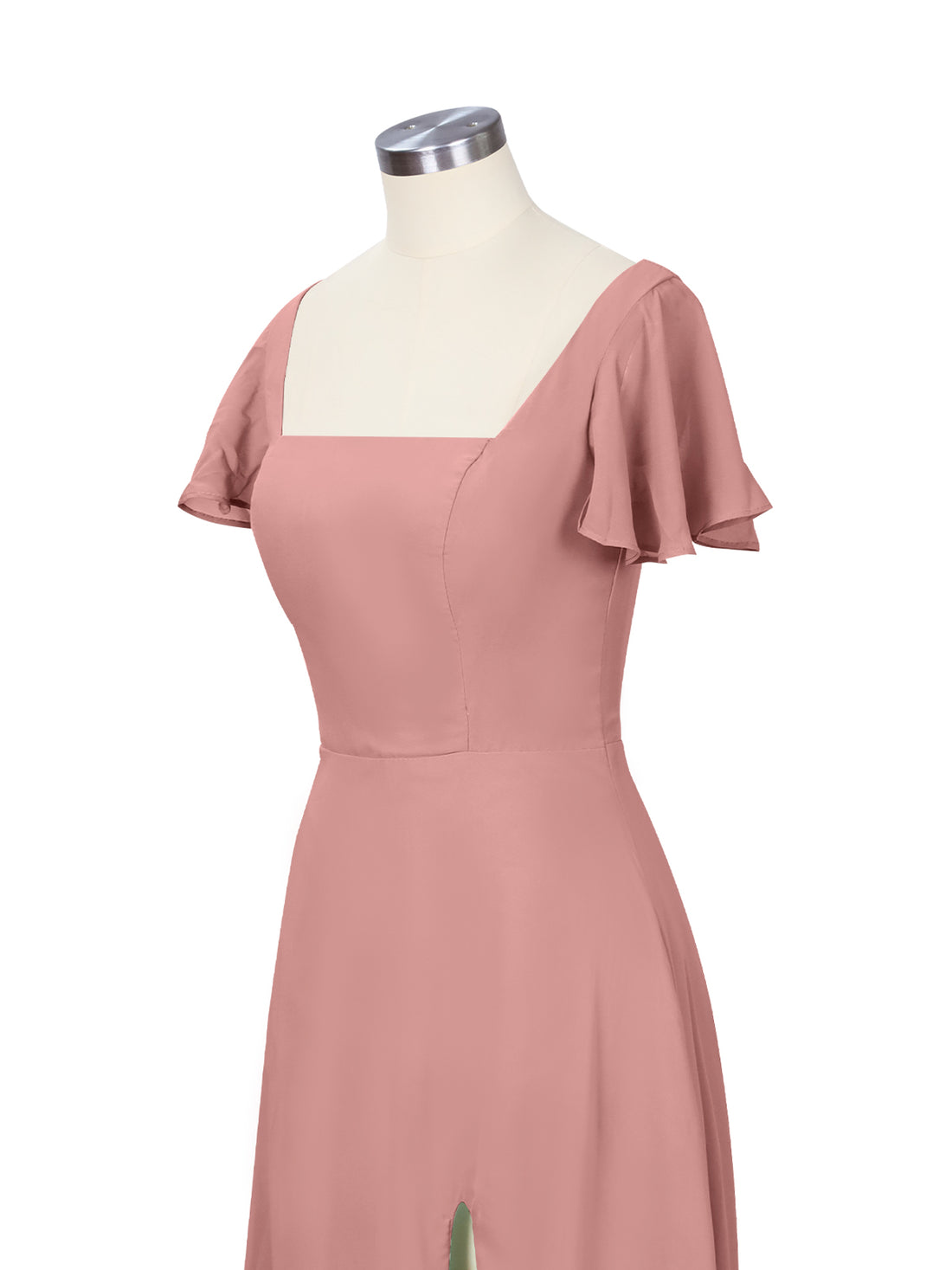 Flutter Sleeves Bridesmaid Dress 