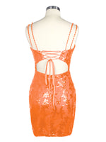 Double Spaghetti Bodycon Mini Dress 