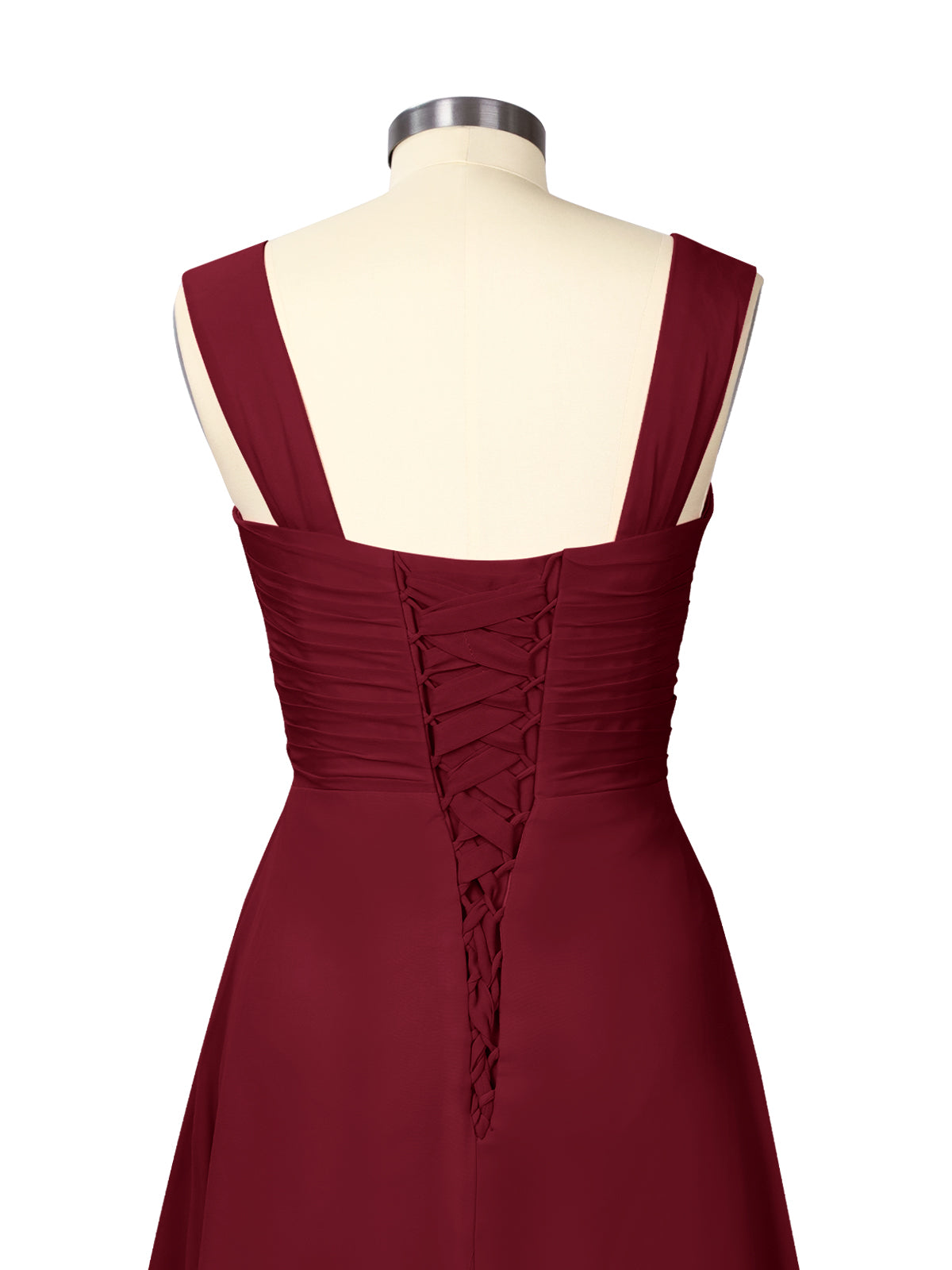 Ruched Chiffon Two-Piece Dress Set 