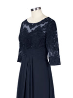 Three Quarter Sleeve Mother Dress 