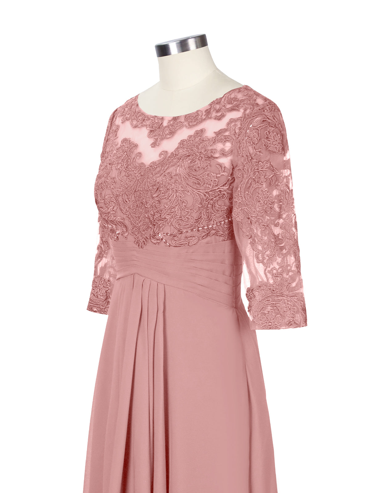 Three Quarter Sleeve Mother Dress 
