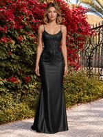 Mermaid Prom Dress with Sequin Appliques 