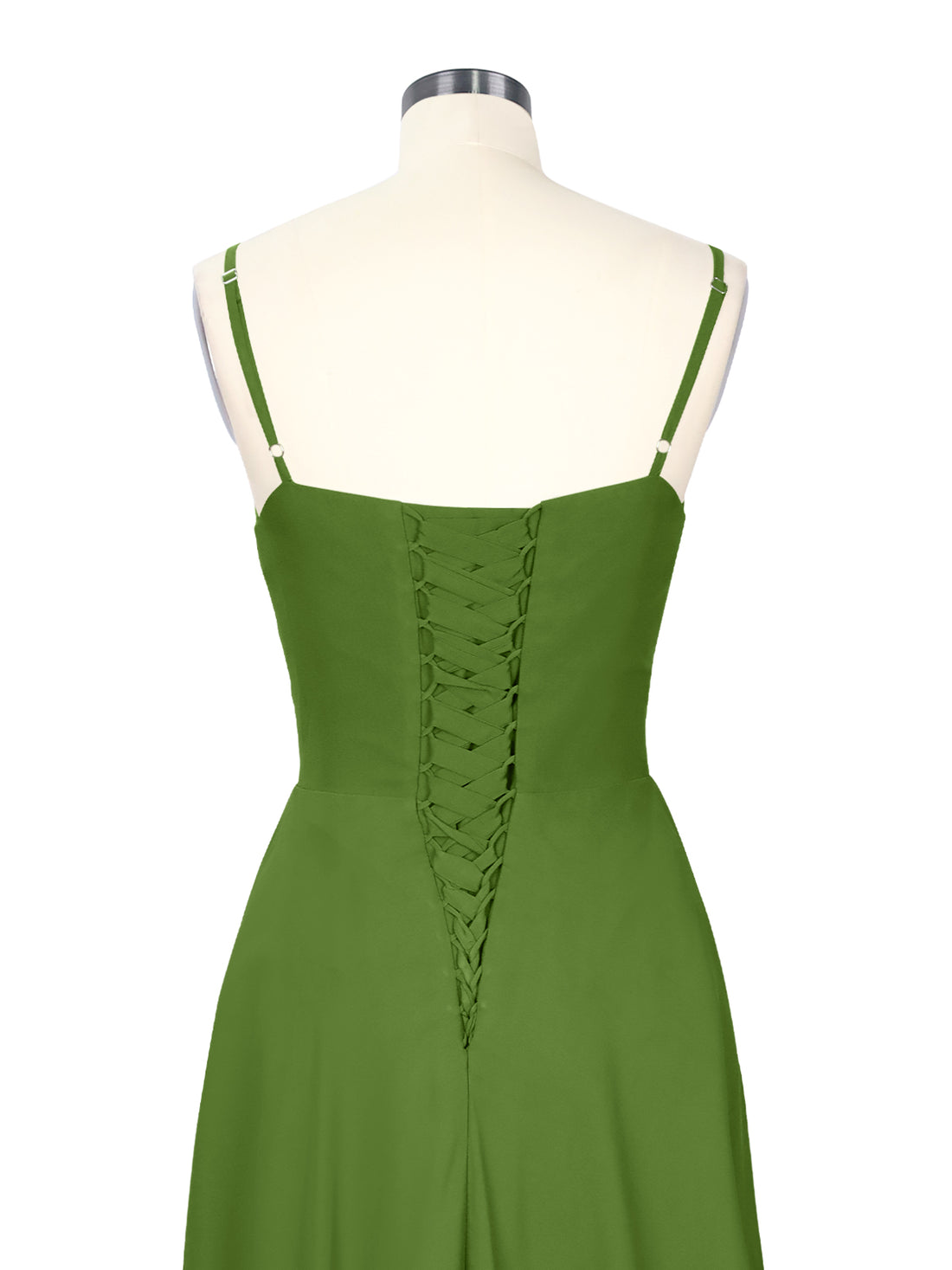 Spaghetti Asymmetrical Bridesmaid Dress 