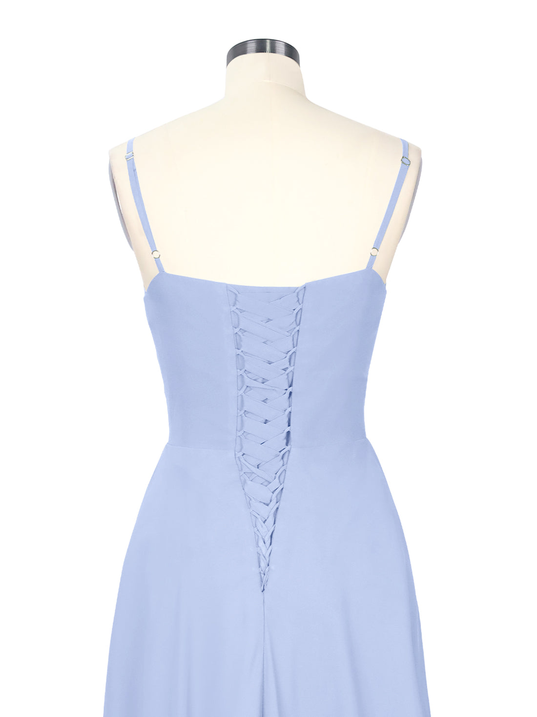 Spaghetti Asymmetrical Bridesmaid Dress 