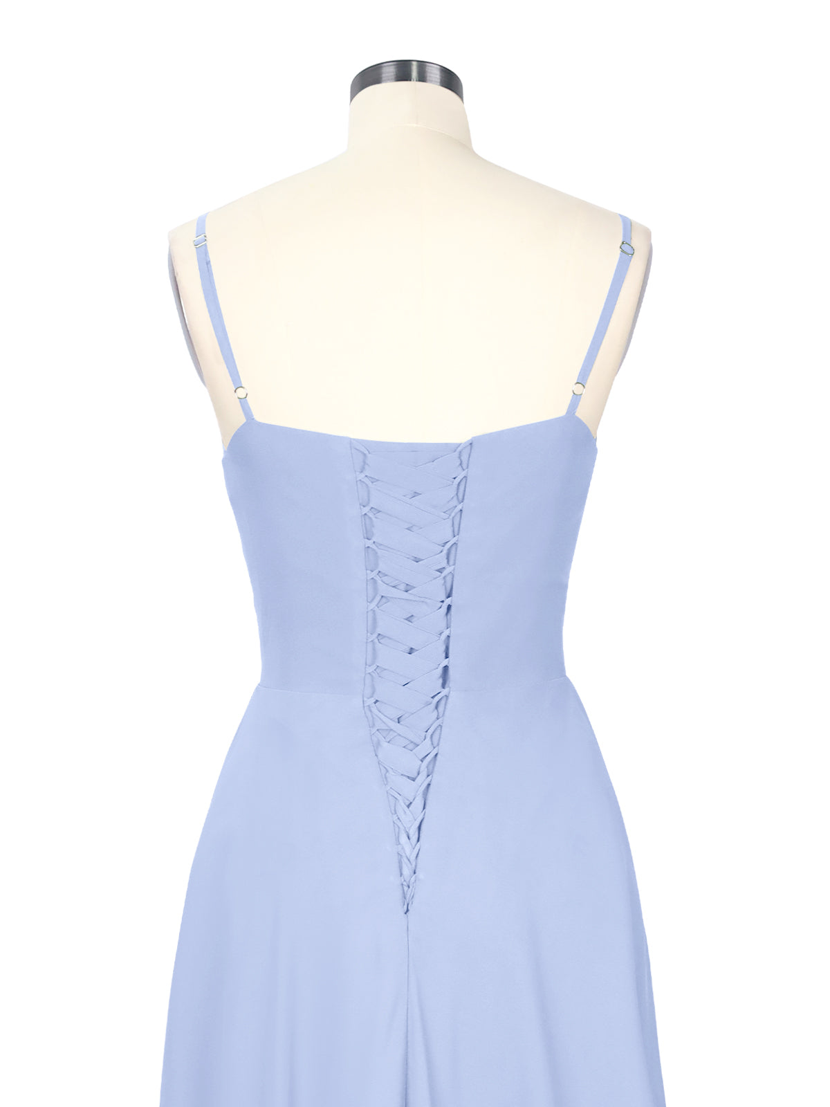 Spaghetti Asymmetrical Bridesmaid Dress 