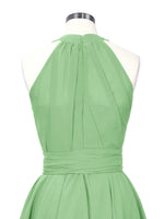 Halter Bridesmaid Dress 