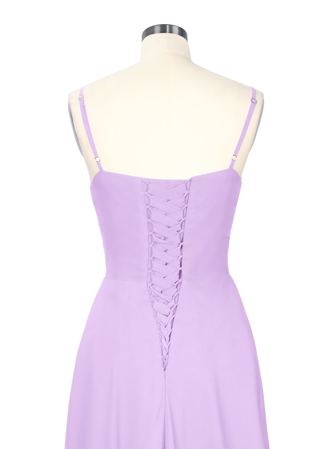 Spaghetti Asymmetrical Bridesmaid Dress 