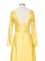 Long Sleeveless Sequin Prom Dress 