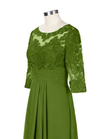 Three Quarter Sleeve Mother Dress 