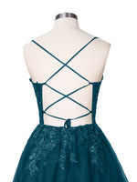Applique Soft Tulle Mini Dress 