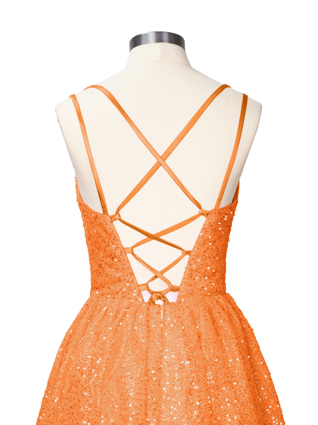 Sparkly Sequined A-line Mini Dress 