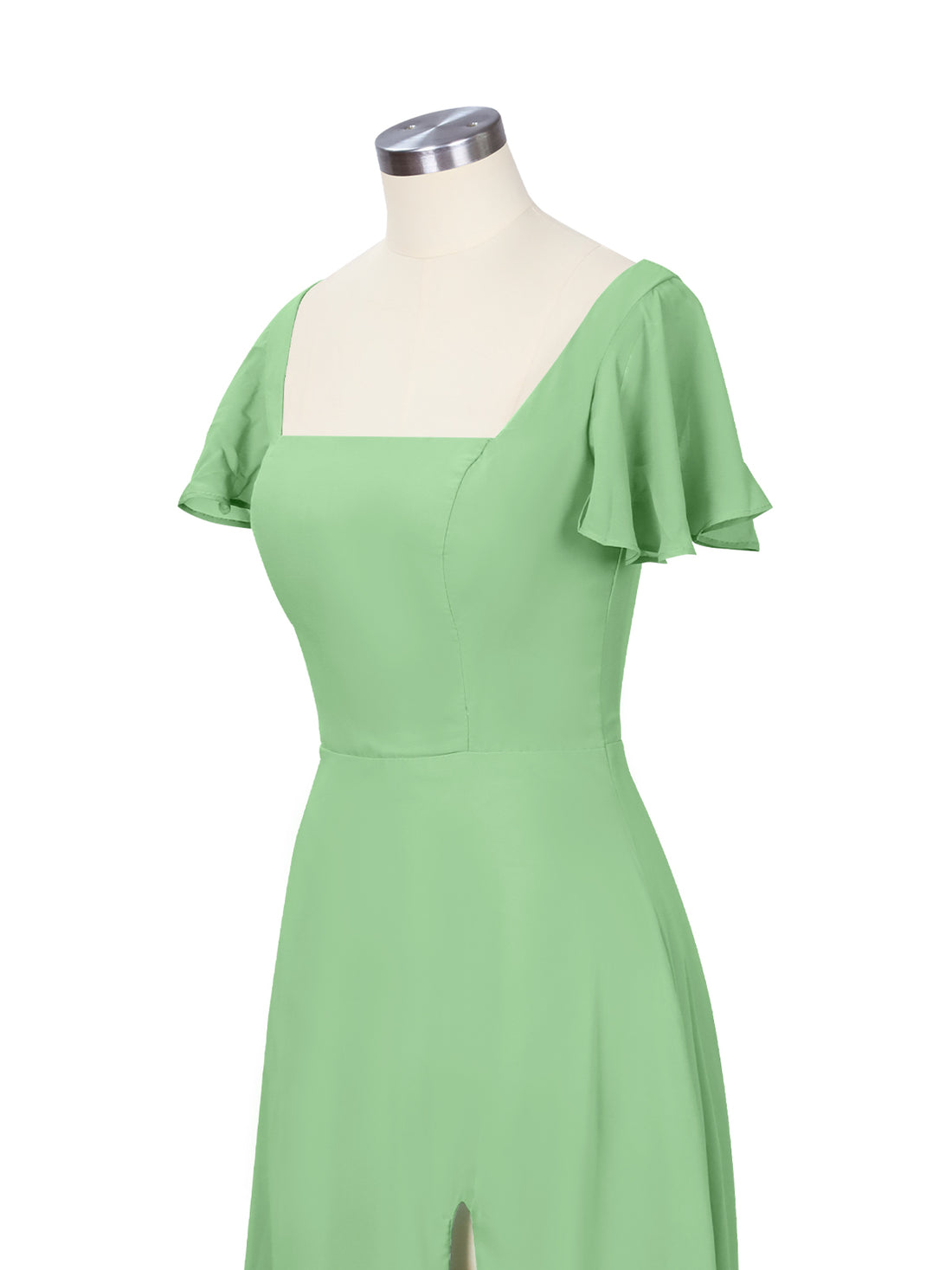 Flutter Sleeves Bridesmaid Dress 