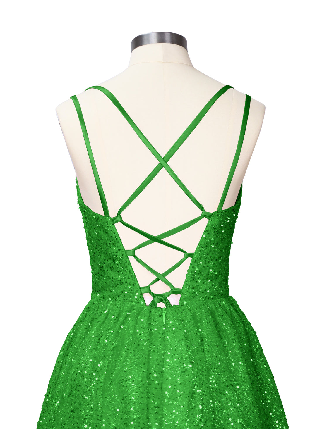 Sparkly Sequined A-line Mini Dress 