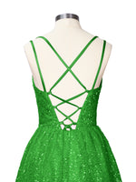 Sparkly Sequined A-line Mini Dress 