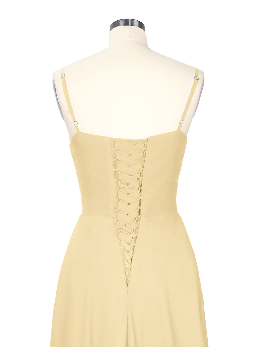 Spaghetti Asymmetrical Bridesmaid Dress 