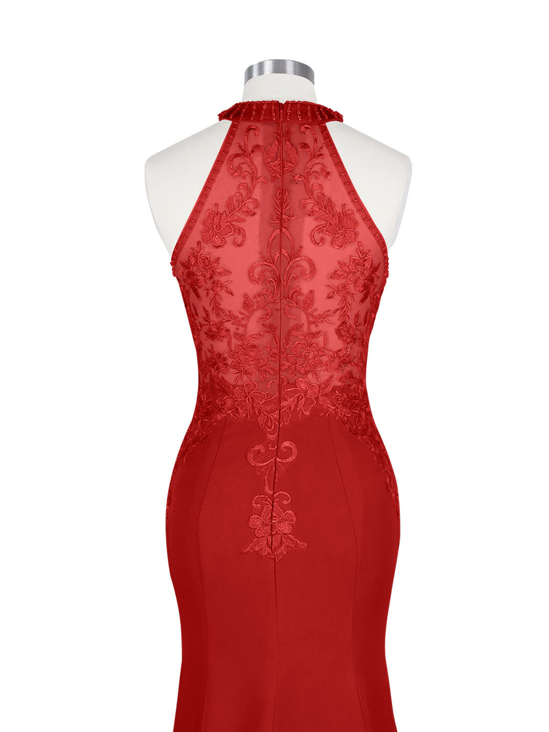 Halter Neckline Trumpet Dress 