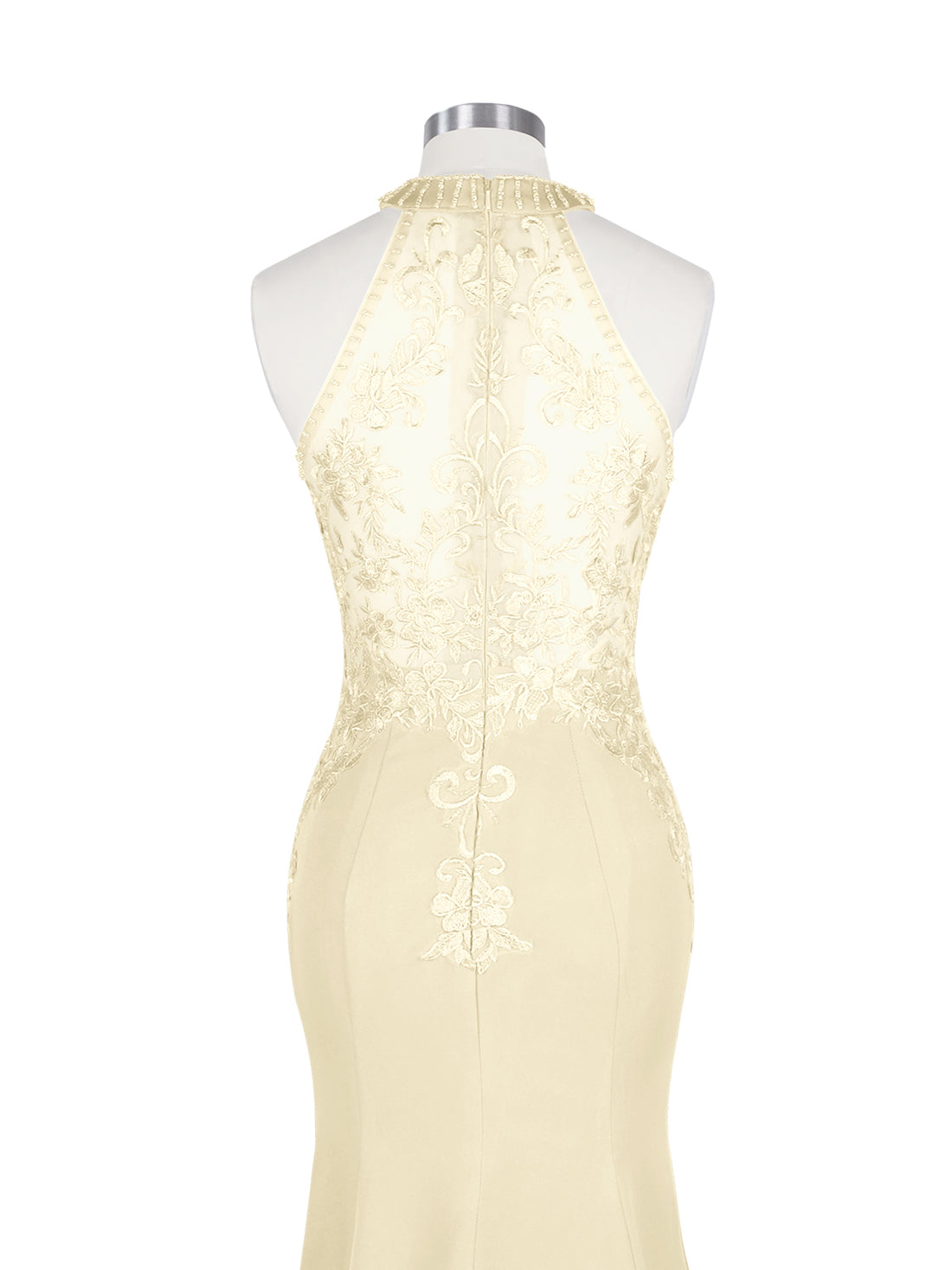 Halter Neckline Trumpet Dress 
