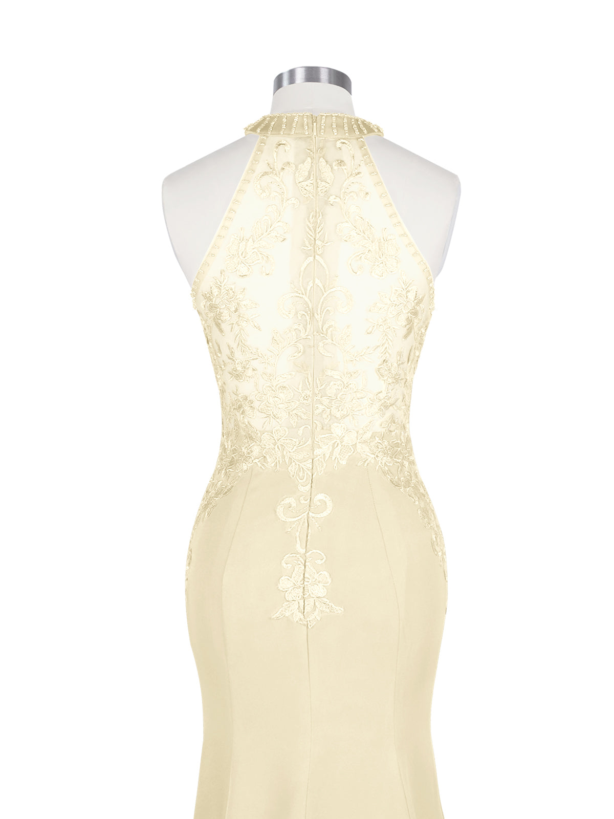 Halter Neckline Trumpet Dress 