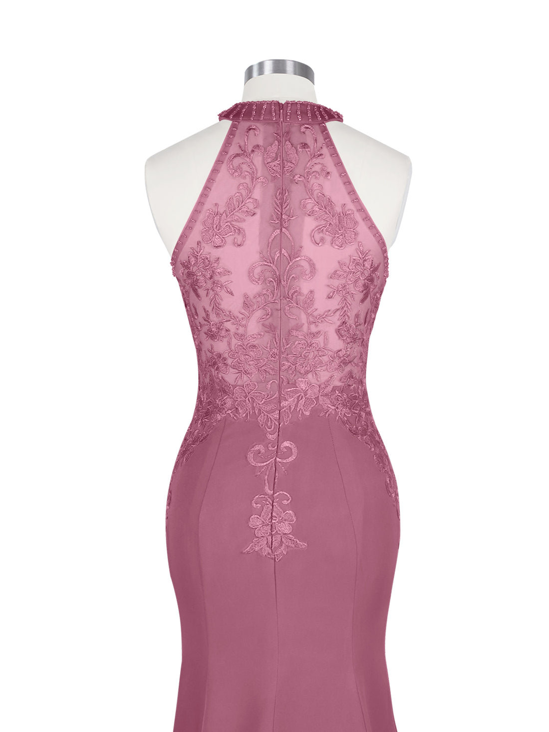 Halter Neckline Trumpet Dress 