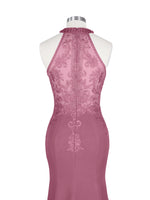Halter Neckline Trumpet Dress 