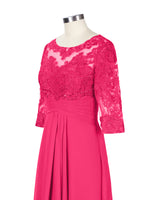 Three Quarter Sleeve Mother Dress 