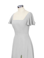 Flutter Sleeves Bridesmaid Dress 