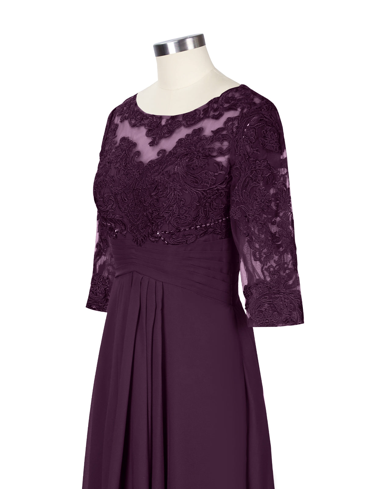 Three Quarter Sleeve Mother Dress 