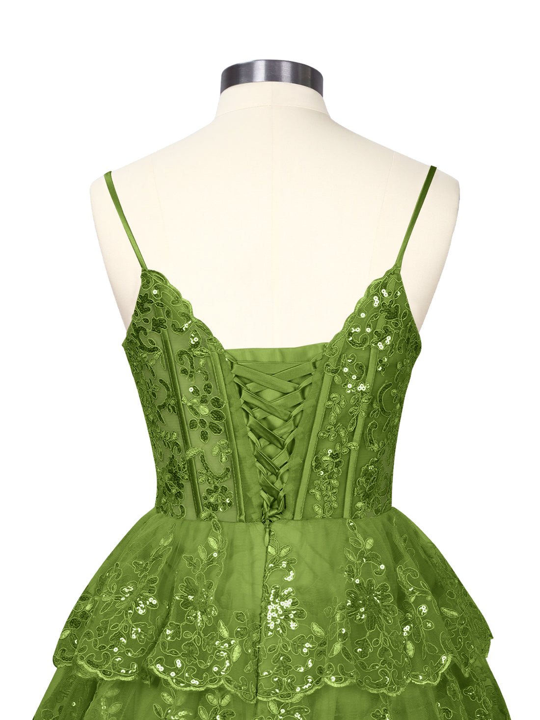 Sequin Appliques Mini Dress 