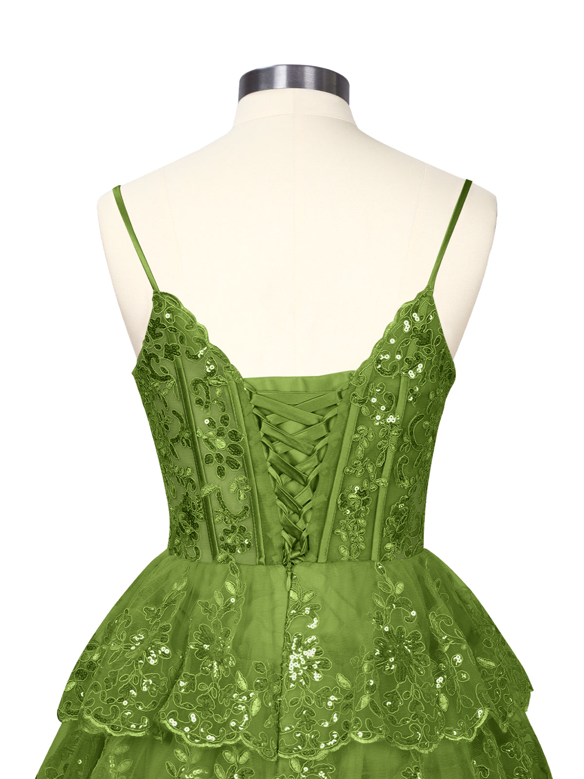 Sequin Appliques Mini Dress 