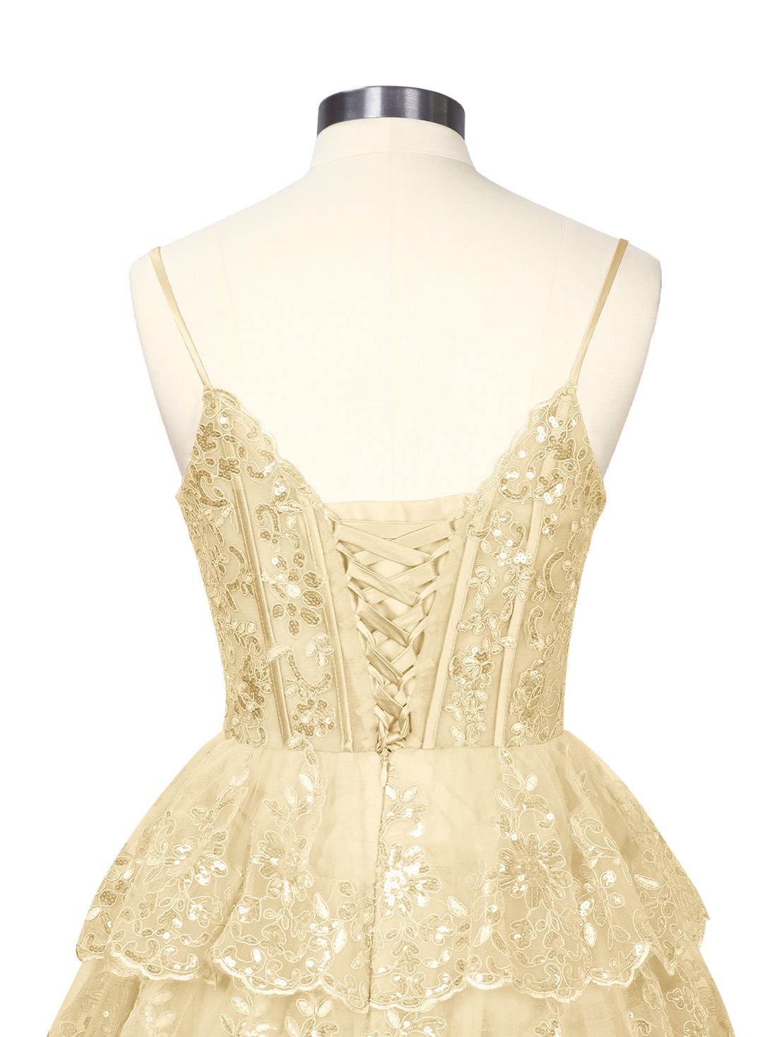 Sequin Appliques Mini Dress 