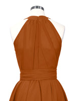 Halter Bridesmaid Dress 