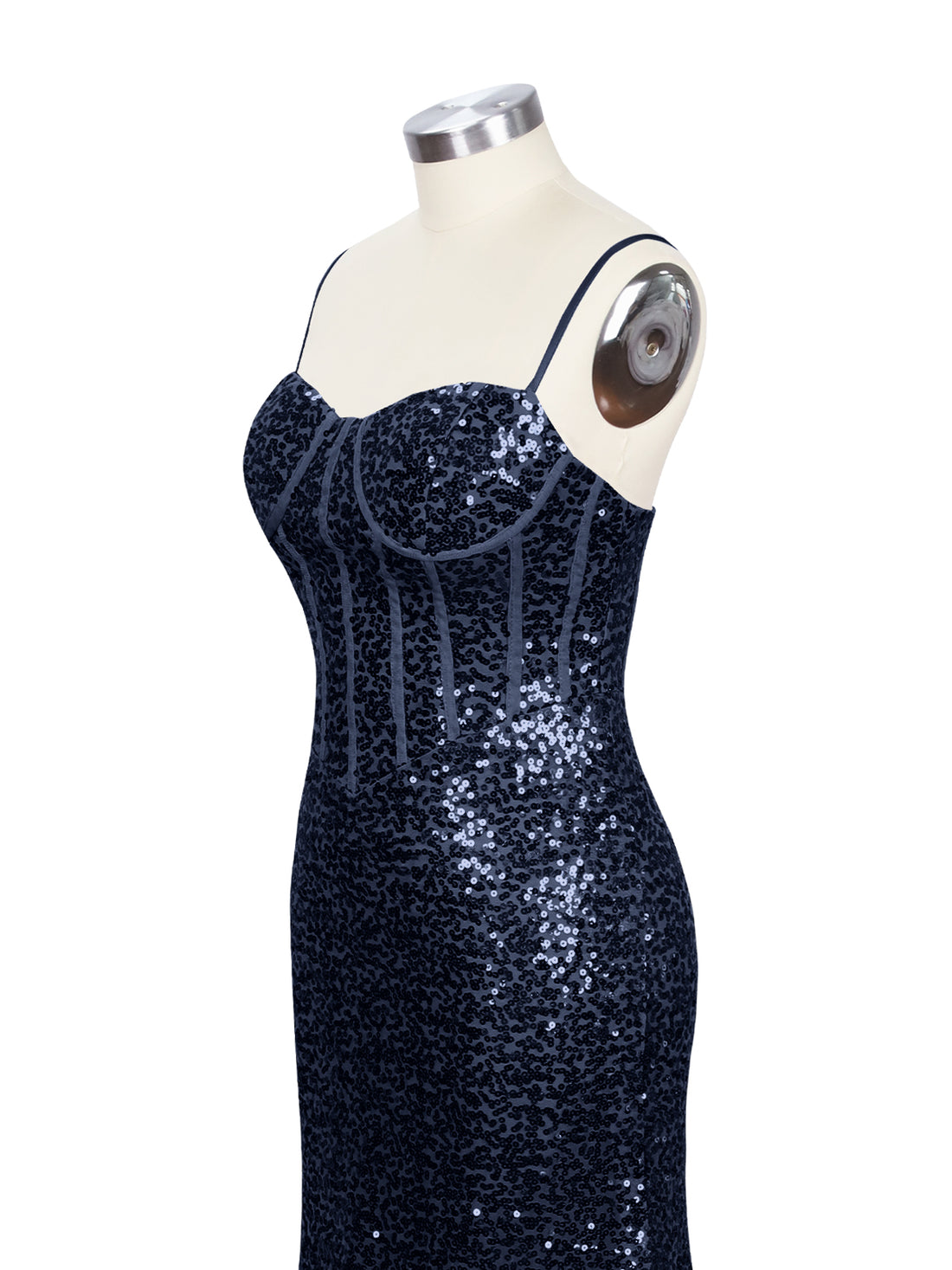 Spaghetti Sheath Prom Dress 