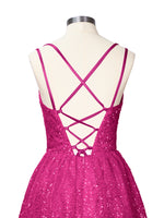 Sparkly Sequined A-line Mini Dress 
