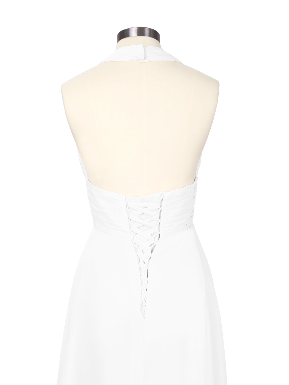 Ruched Halter Bridesmaid Dress 