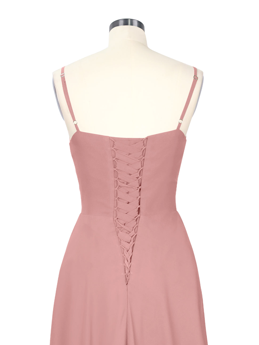 Spaghetti Asymmetrical Bridesmaid Dress 