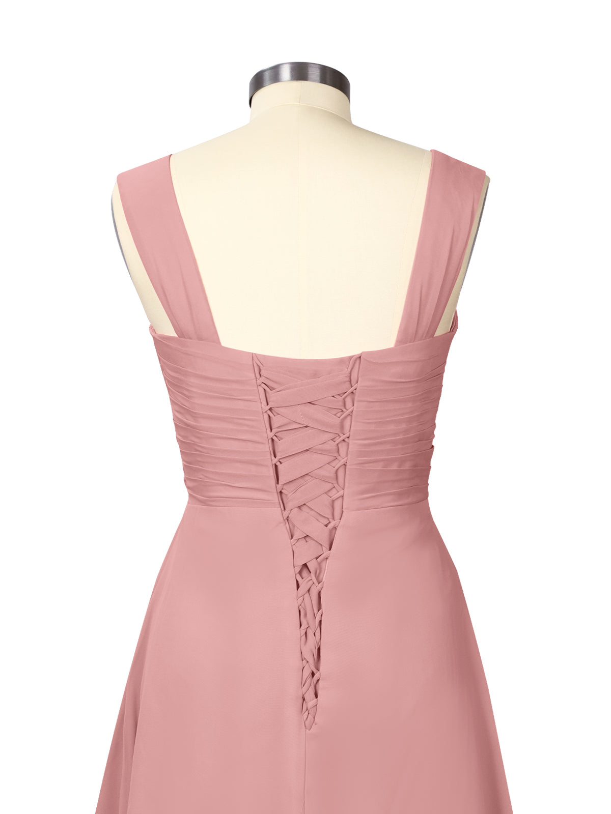 Ruched Chiffon Two-Piece Dress Set 