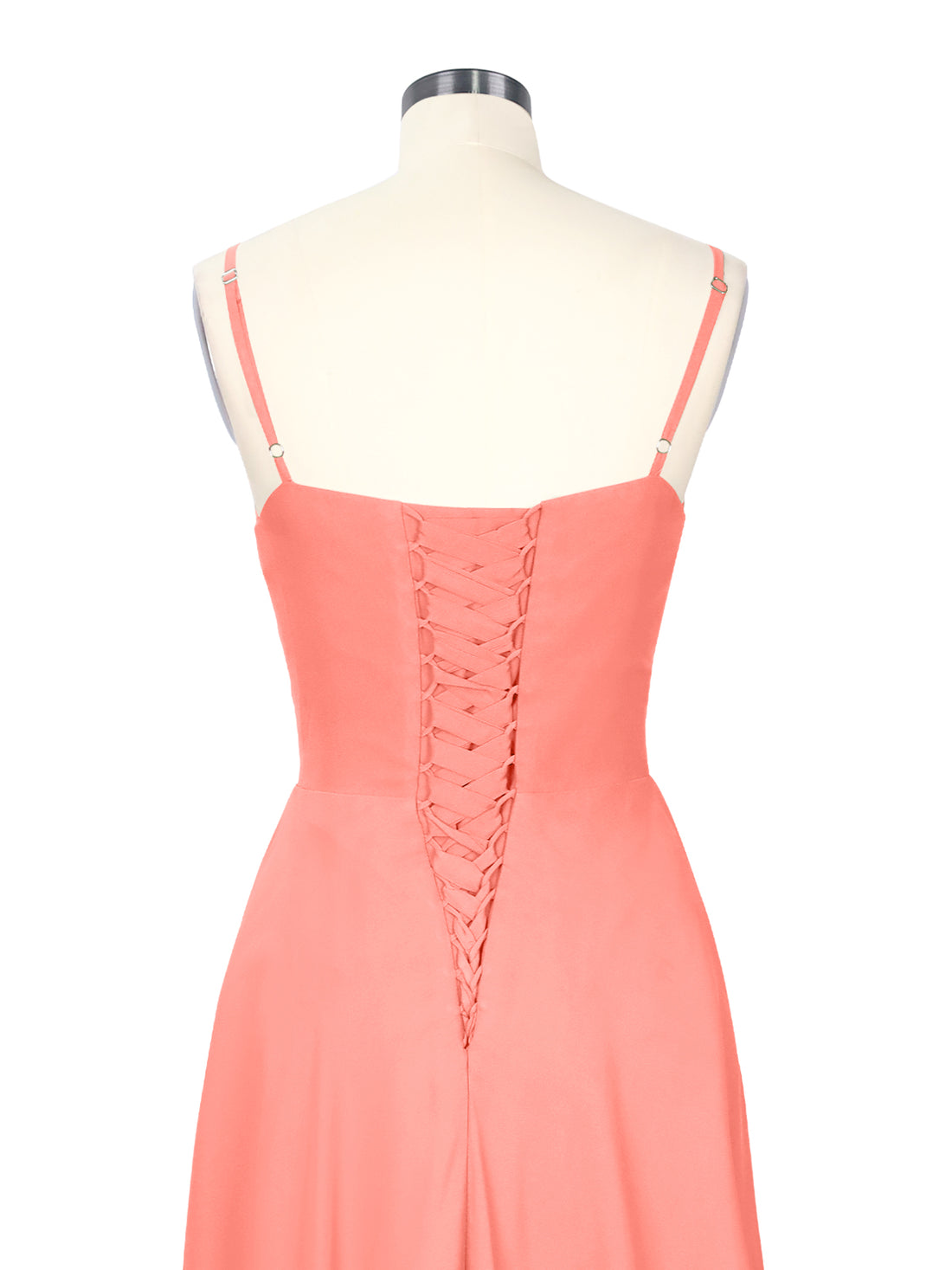 Spaghetti Asymmetrical Bridesmaid Dress 