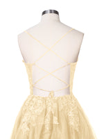 Applique Soft Tulle Mini Dress 