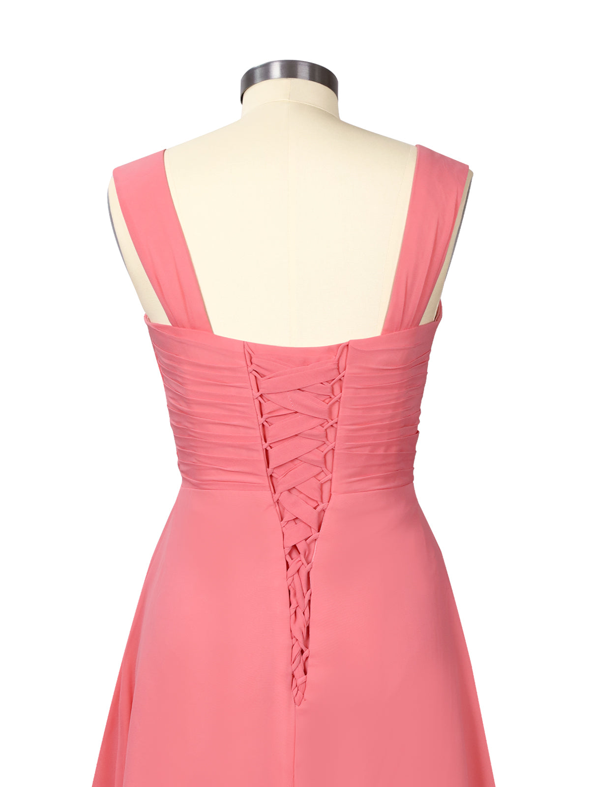 Ruched Chiffon Two-Piece Dress Set 