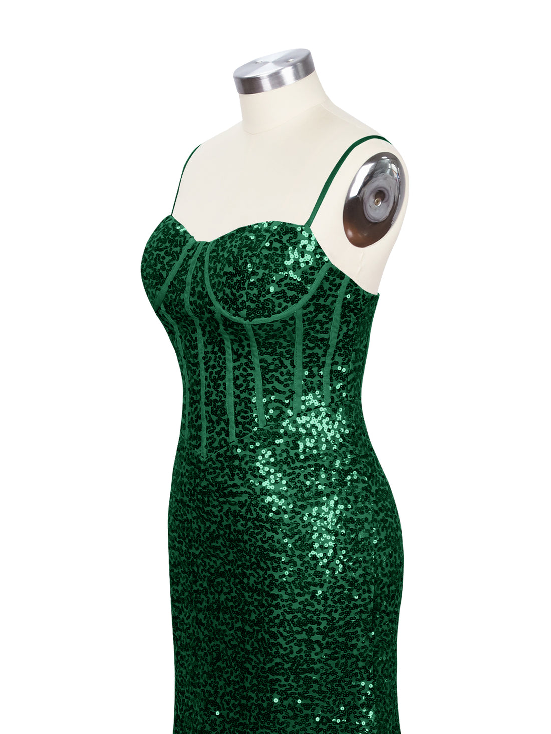 Spaghetti Sheath Prom Dress 