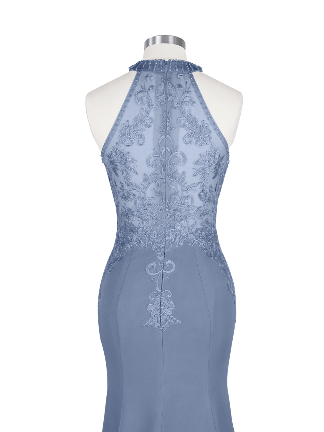 Halter Neckline Trumpet Dress 
