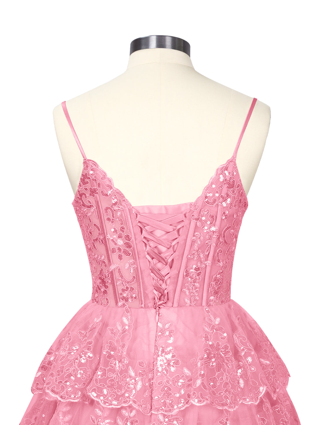 Sequin Appliques Mini Dress 