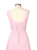 Ruched Chiffon Two-Piece Dress Set 