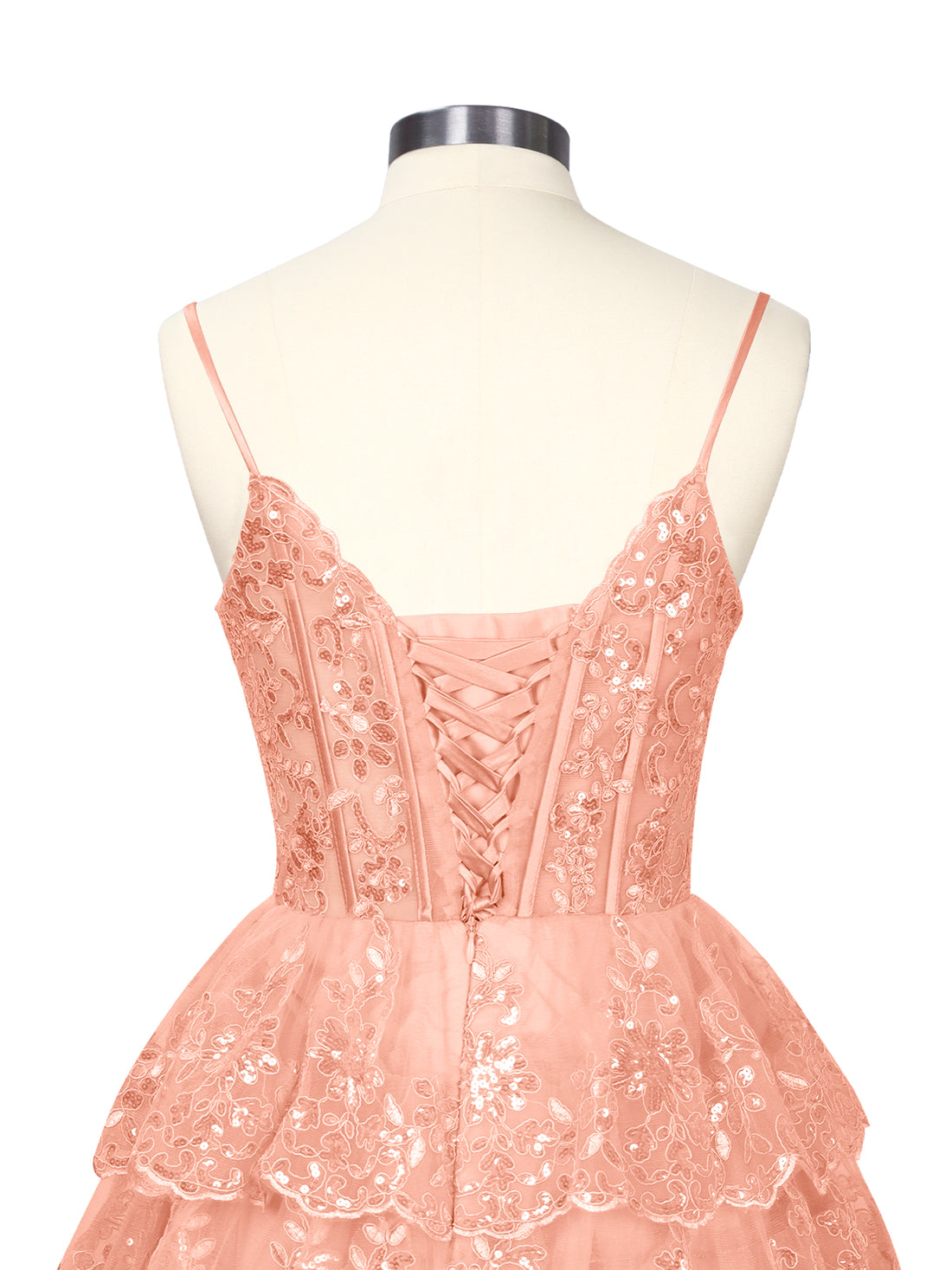 Sequin Appliques Mini Dress 