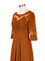Three Quarter Sleeve Mother Dress 