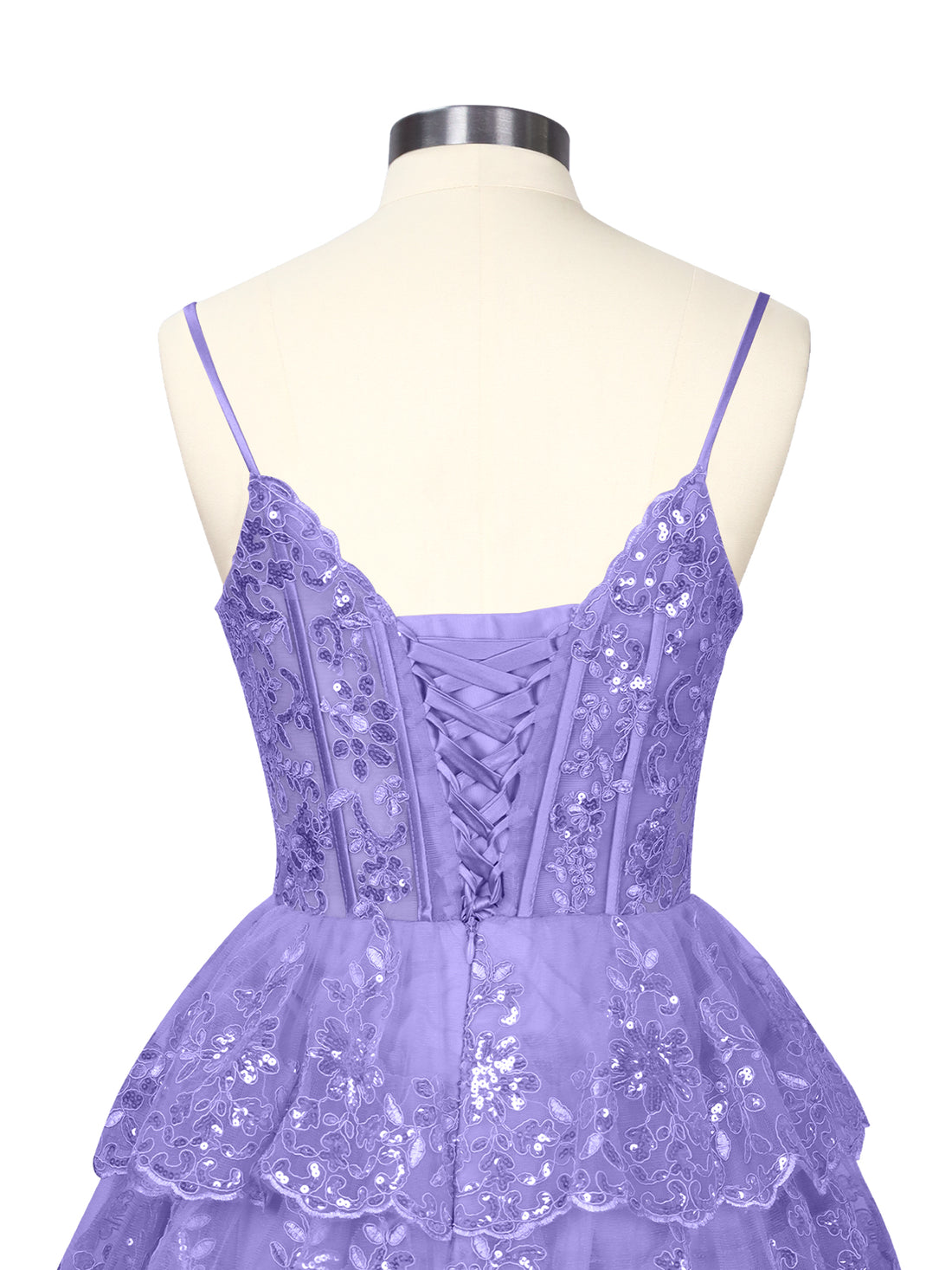 Sequin Appliques Mini Dress 