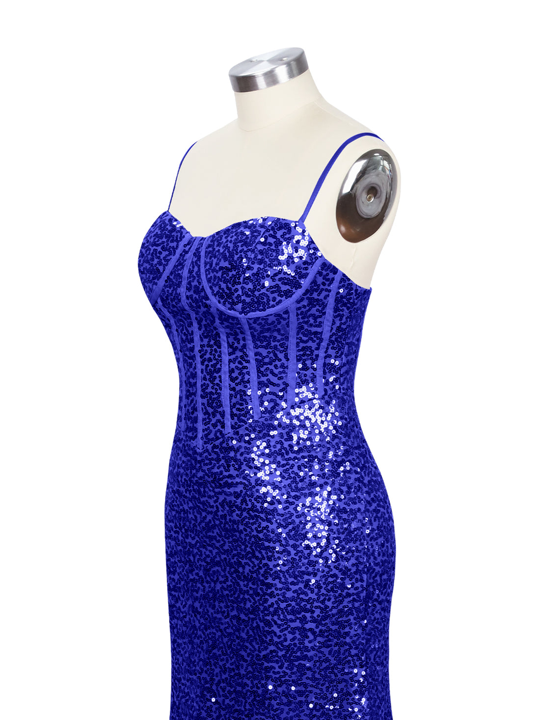Spaghetti Sheath Prom Dress 