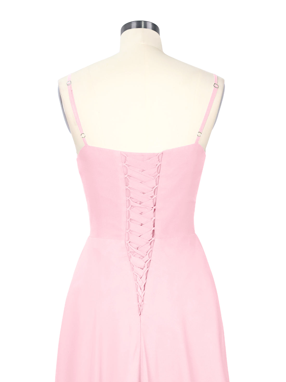 Spaghetti Asymmetrical Bridesmaid Dress 