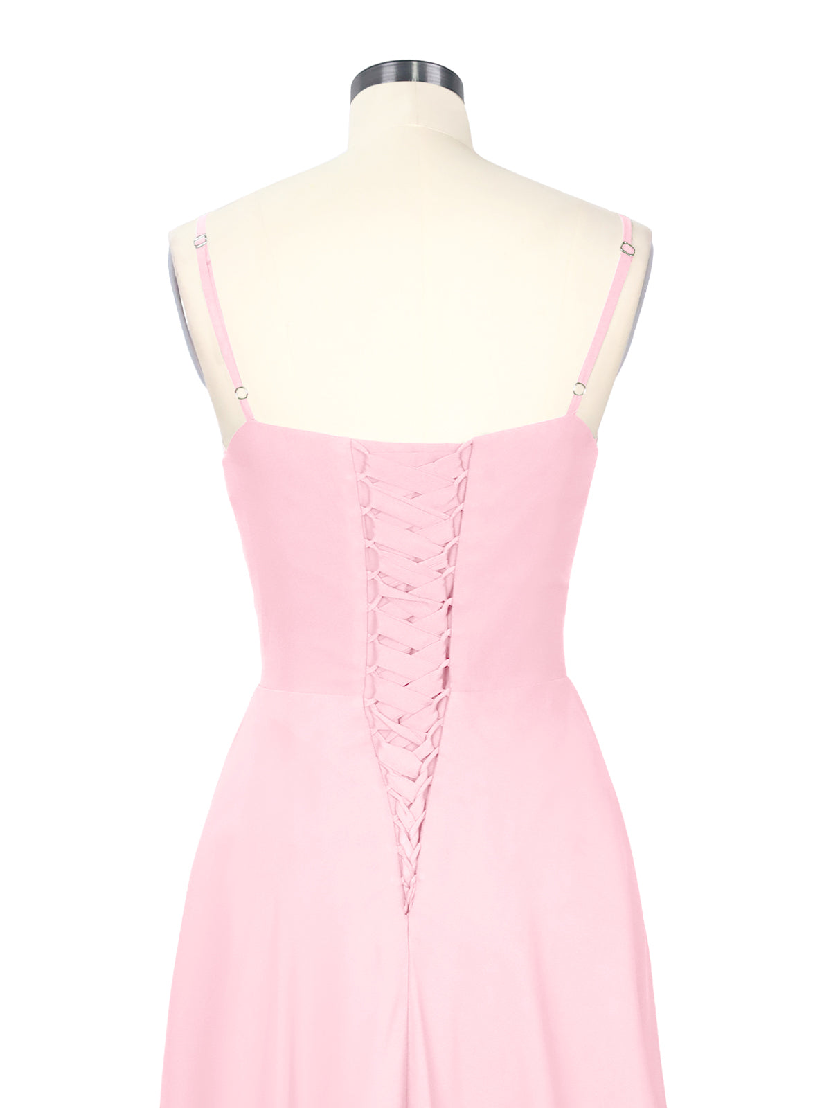 Spaghetti Asymmetrical Bridesmaid Dress 