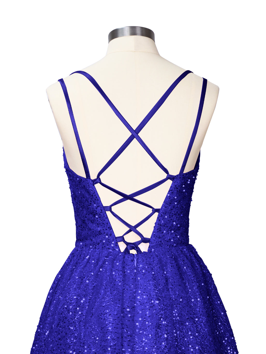 Sparkly Sequined A-line Mini Dress 